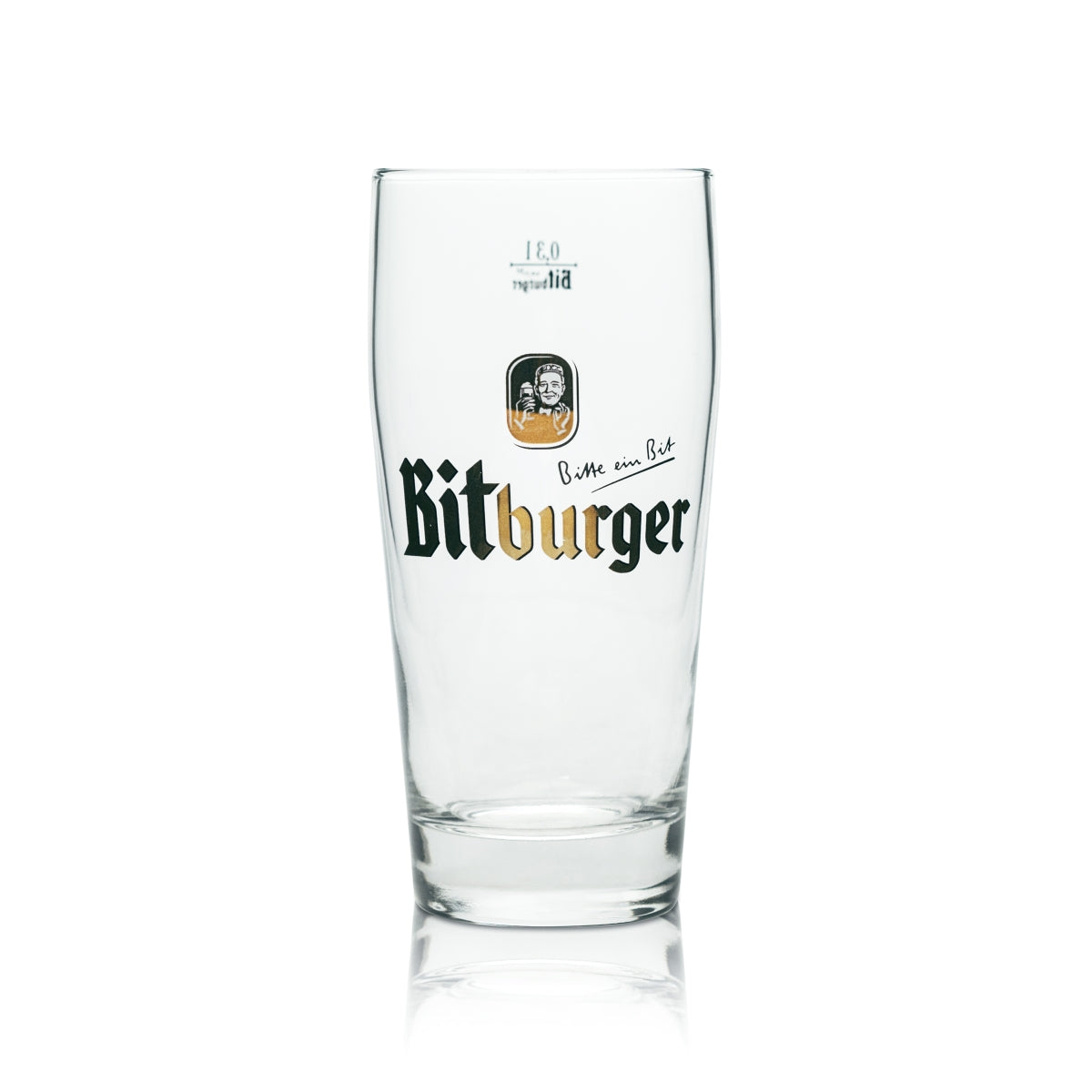 12 Bitburger Beer Glass 0.3l Willibecher Sahm New – View 3
