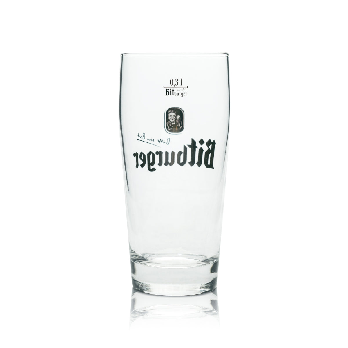 12 Bitburger Beer Glass 0.3l Willibecher Sahm New – View 4
