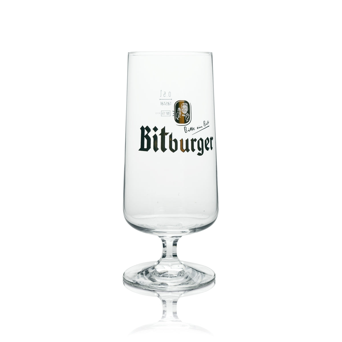6x Bitburger Beer Glass Exclusive Trophy 500ml rastal – View 3