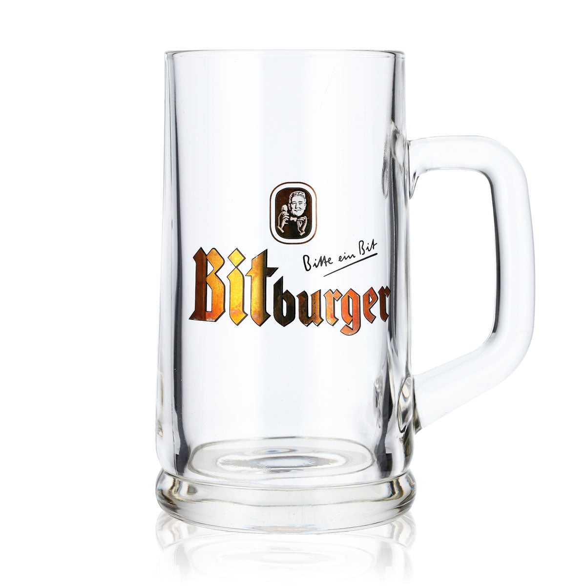 6x Bitburger beer glass tankards 0.3l mug Rastal – View 3