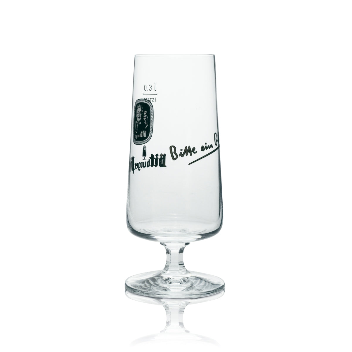 6 Bitburger "Bitte ein Bit" Pils Glasses (Rastal), 300 ml – View 4