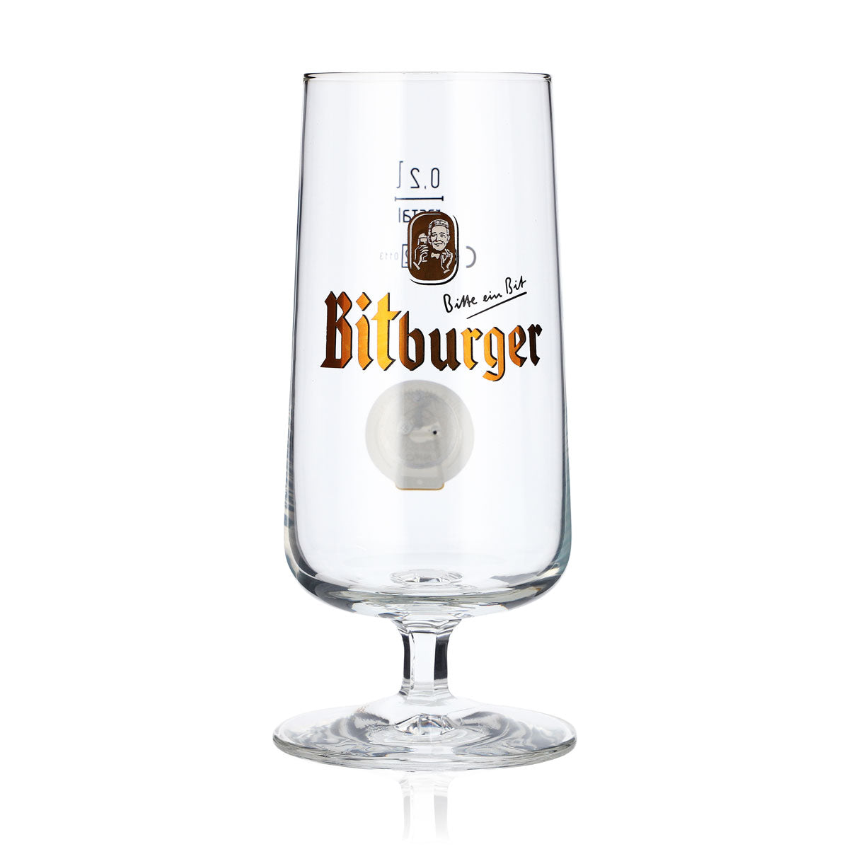 6x Bitburger Beer Glass Trophy Glasses 0.2l Beer Glasses with NFC Chip Rastal – View 2
