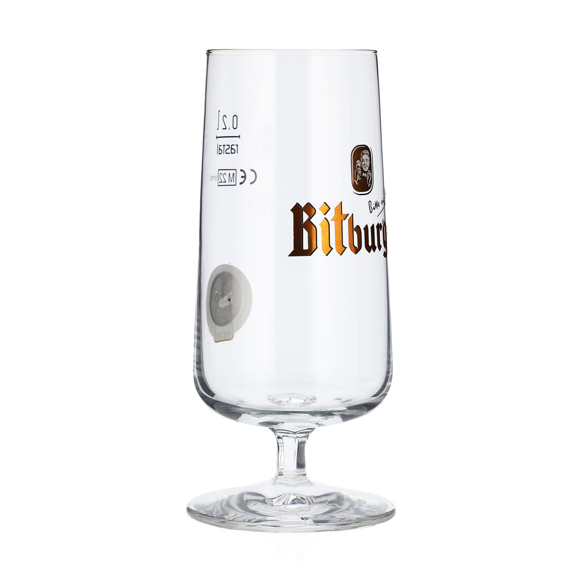6x Bitburger Beer Glass Trophy Glasses 0.2l Beer Glasses with NFC Chip Rastal – View 3