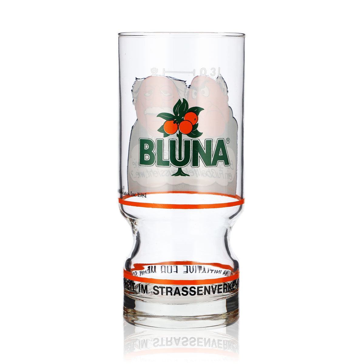 6x Bluna Soft Drink Glasses 0.3L Mugs Muppets "Waldorf & Statler" – View 2