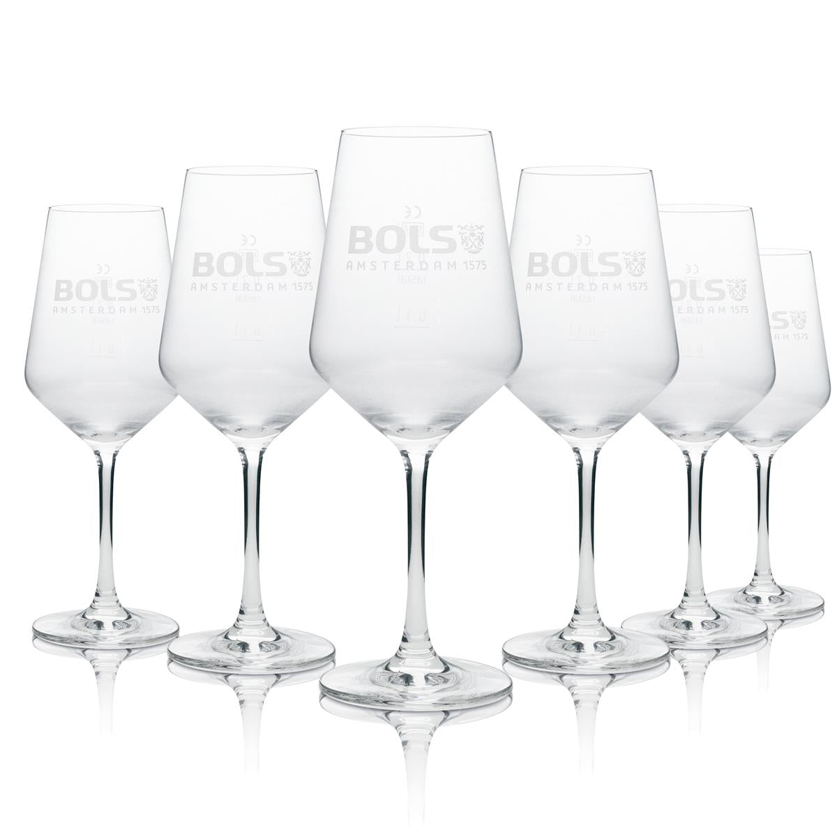 6x Bols liqueur glass wine glass