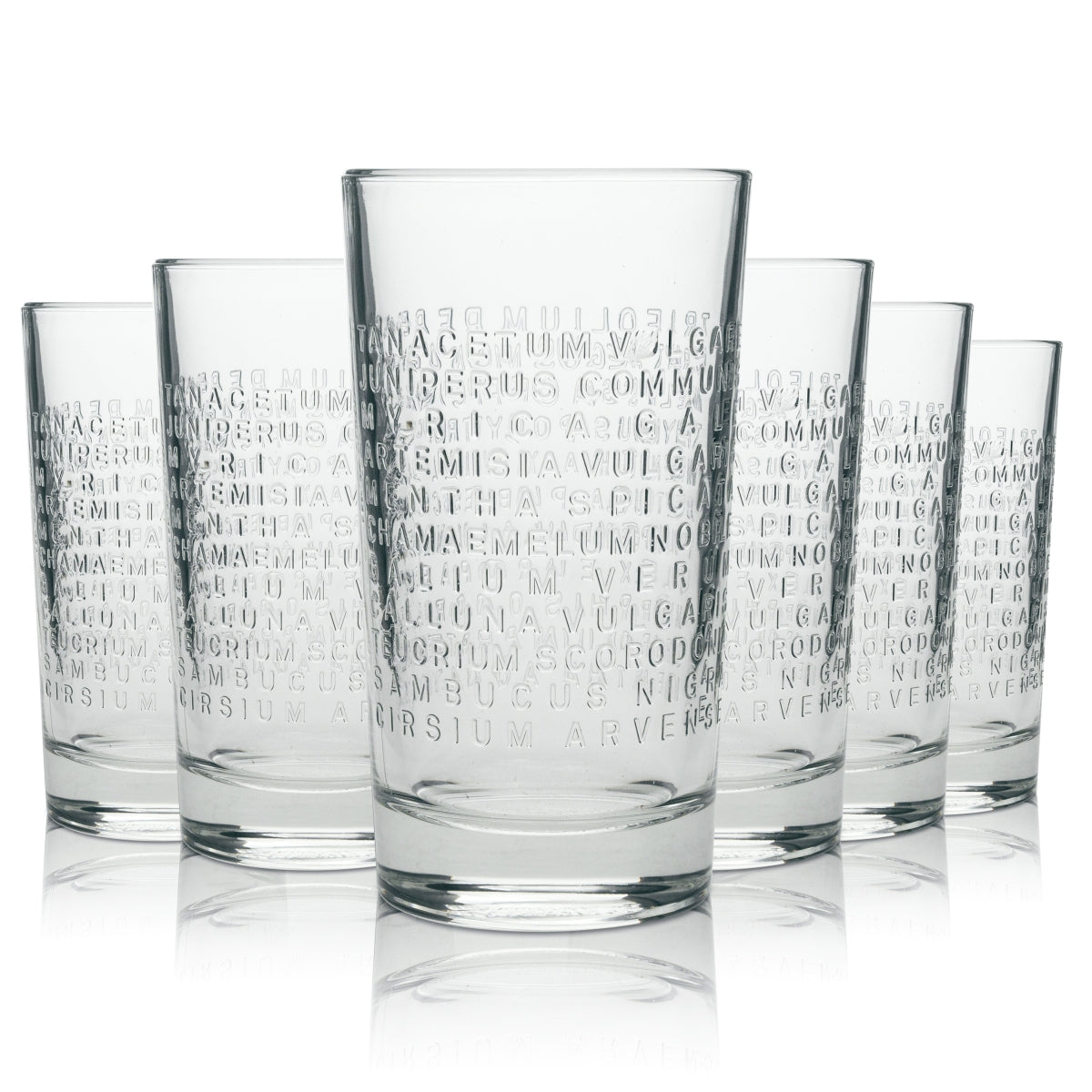 6x Botanist Glass 0.36l Gin and Tonic Long Drink Cocktail Fizz Contour Glasses Islay UK – View 3