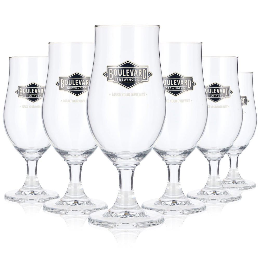 6 Ritzenhoff Boulevard Beer Glasses, 0.25 L (Set of 6)
