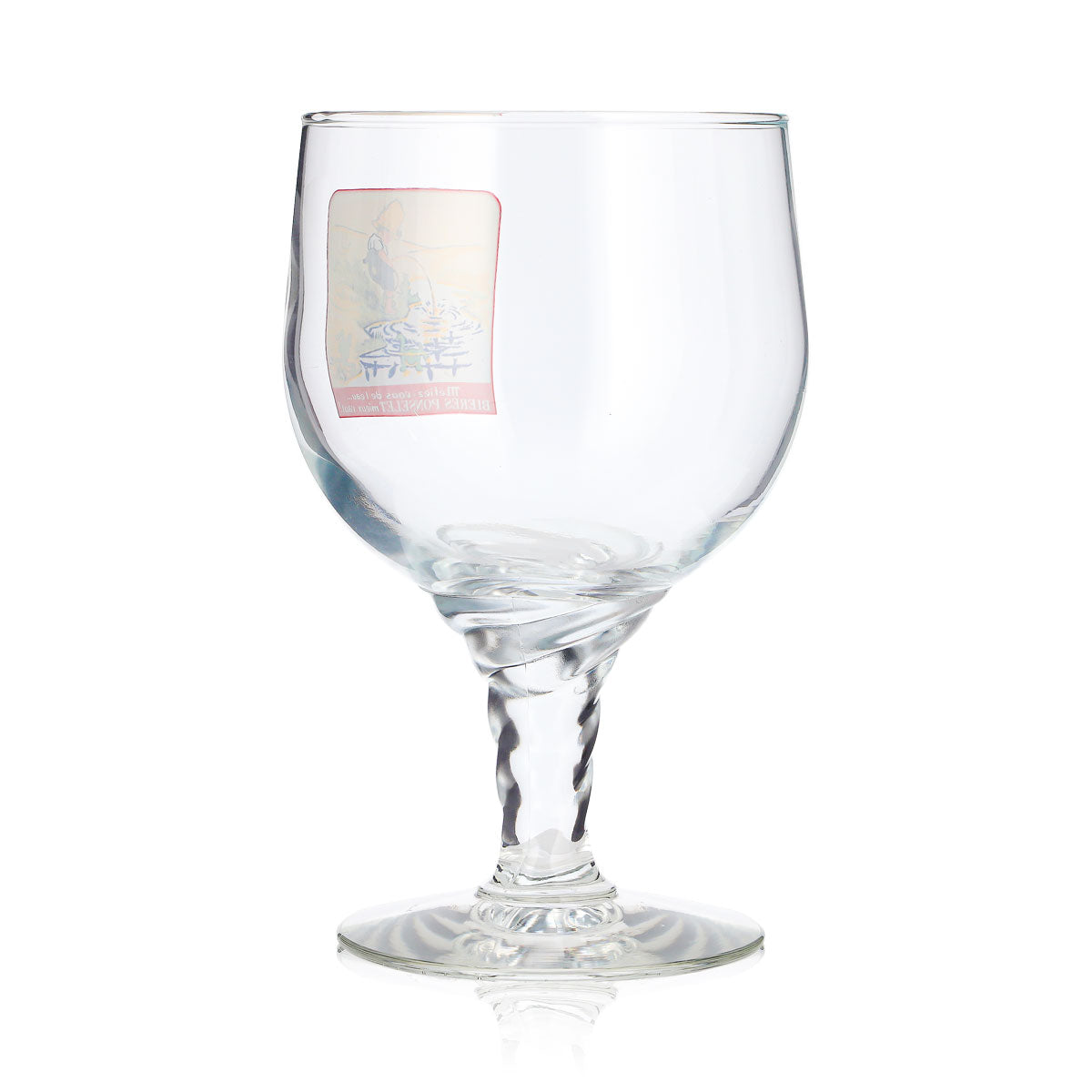 6 Brasserie Ponselet Beer Glasses, 0.47 L, Tulip-Shaped, Vintage Promotional Glasses (Set of 6) – View 5