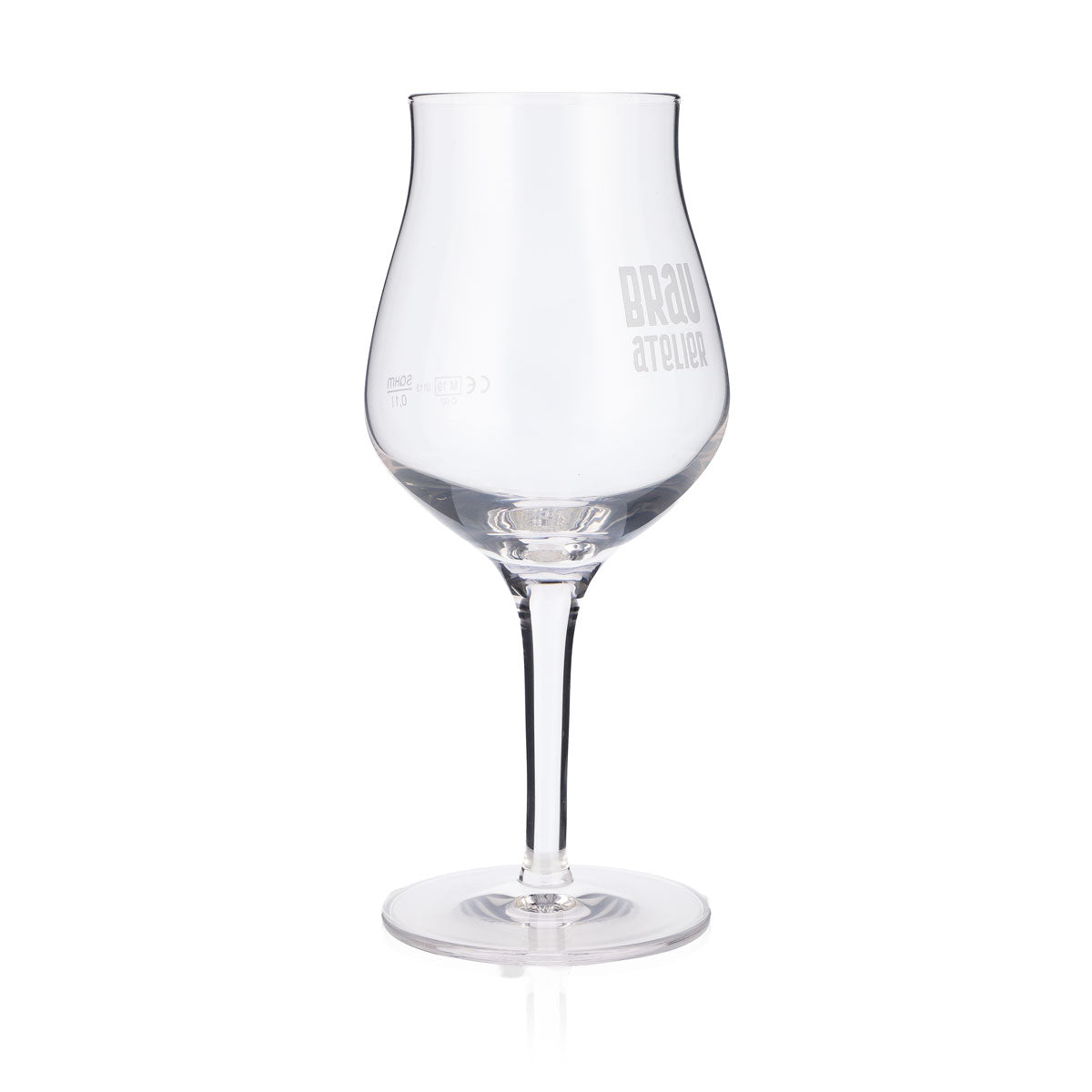 6x Brauatelier Beer Glass 0.42l Beer Glasses Goblet Glasses Stemmed Glasses Sensory Analysis – View 3