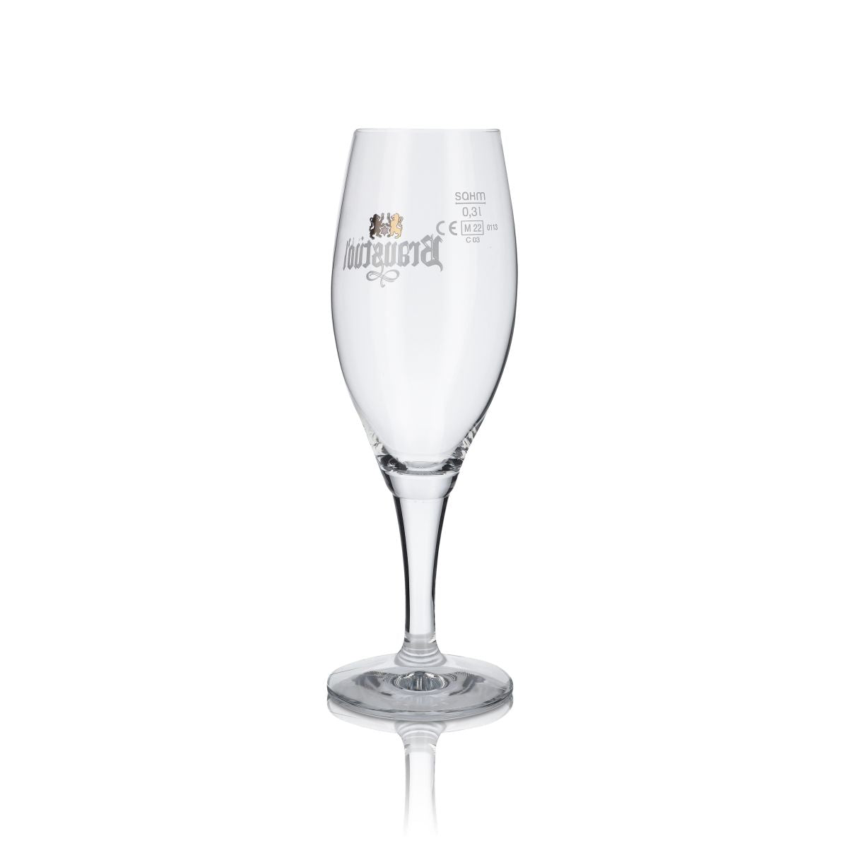 6x Braustübl glass 0.3l goblet Pils tulip beer glasses set Darmstädter Brauerei – View 3