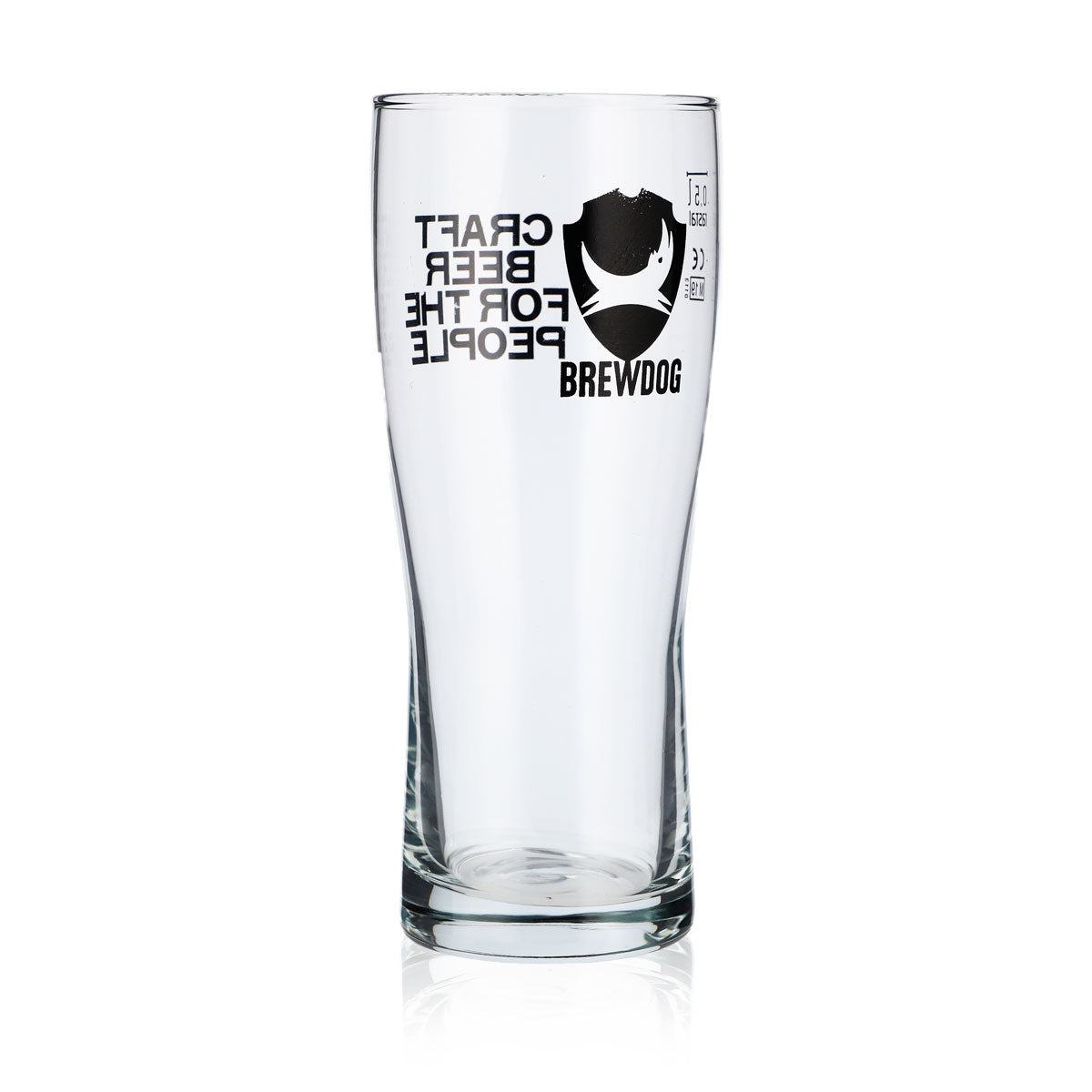 6x Brewdog Beer Mug 0.5l Beer Glasses Beer Mug Logo Black – View 3