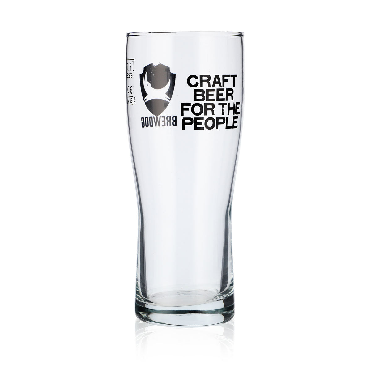 6x Brewdog Beer Mug 0.5l Beer Glasses Beer Mug Logo Black – View 5
