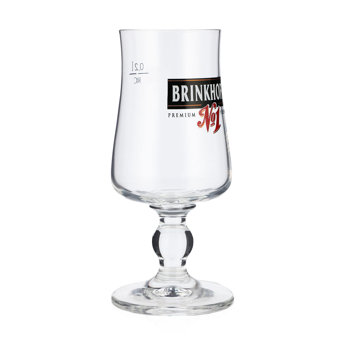 6x Brinkhoffs Beer Glasses 0.2l Beer Glasses Goblet Green Logo RC – View 3