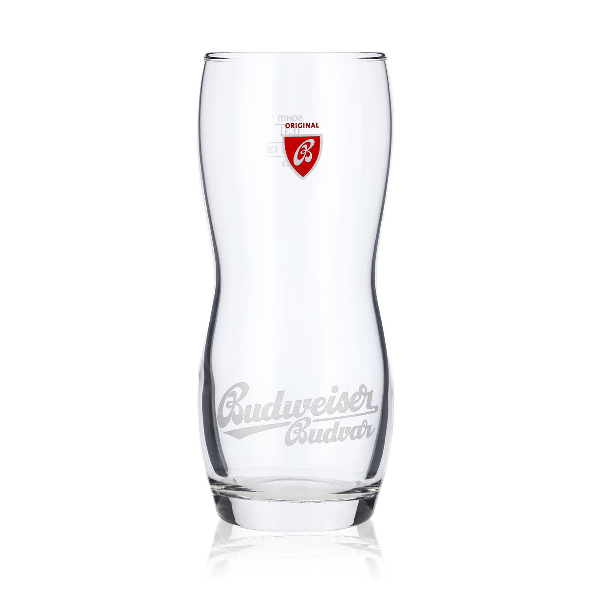 6x Budweiser beer glass 0.3L contoured glass beer glasses designer glasses Budvar – View 2