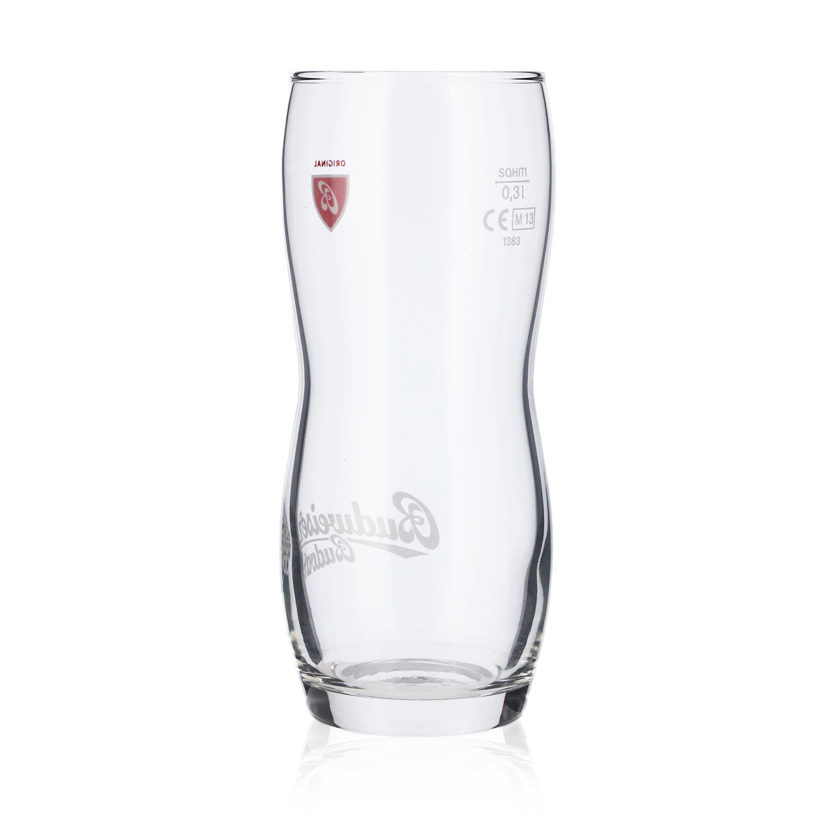 6x Budweiser beer glass 0.3L contoured glass beer glasses designer glasses Budvar – View 4