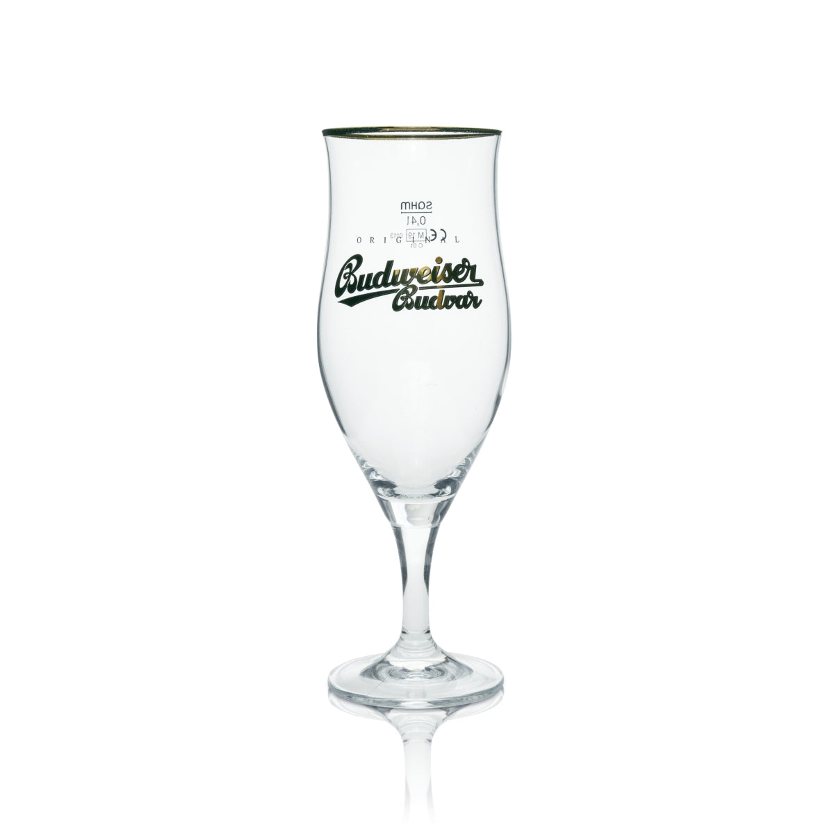 6x Budweiser beer glass Original Budweiser Budvar 0.4l Sahm – View 2