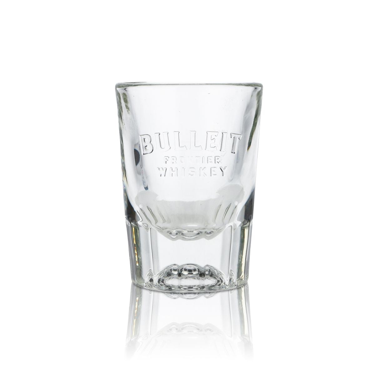 6x Bulleit Frontier Glass 5cl Whisky Stamper Short Shot Glasses Set Pub Bar – View 2