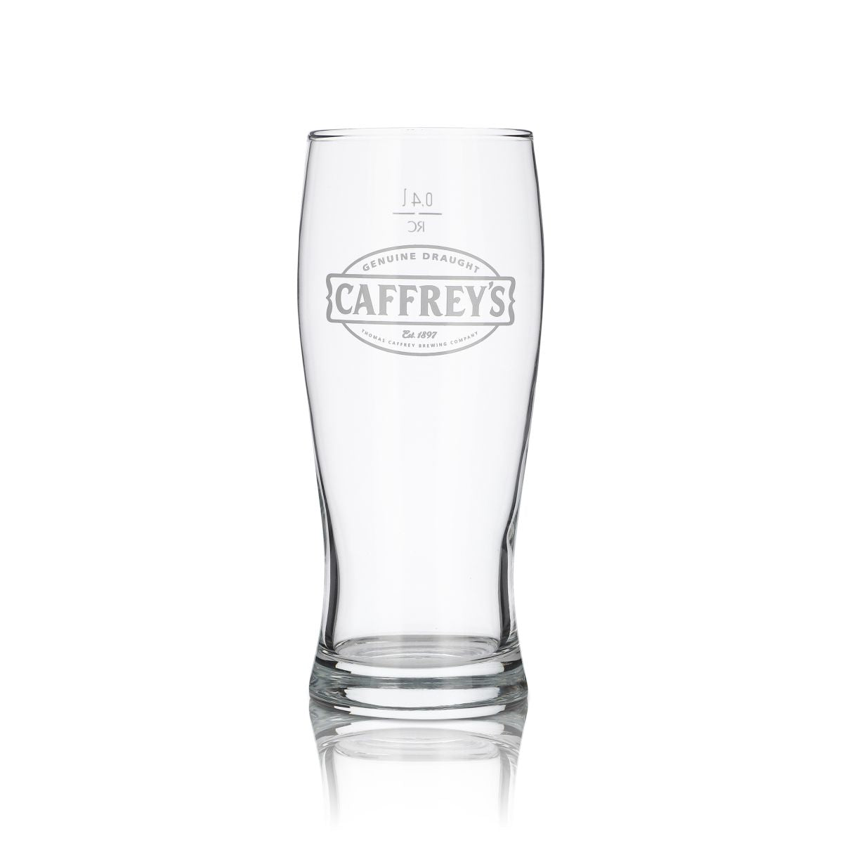 6x Caffrey's 0.4L Willi Becher Pint Beer Glass Set Irish Brewery Draught Beer – View 2