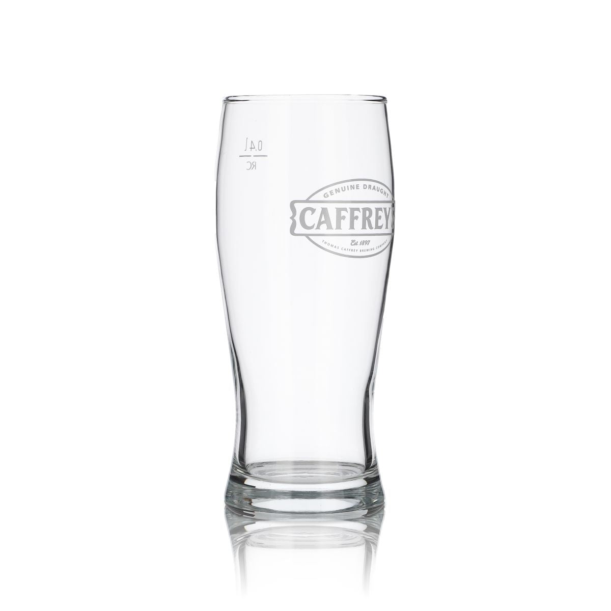 6x Caffrey's 0.4L Willi Becher Pint Beer Glass Set Irish Brewery Draught Beer – View 3