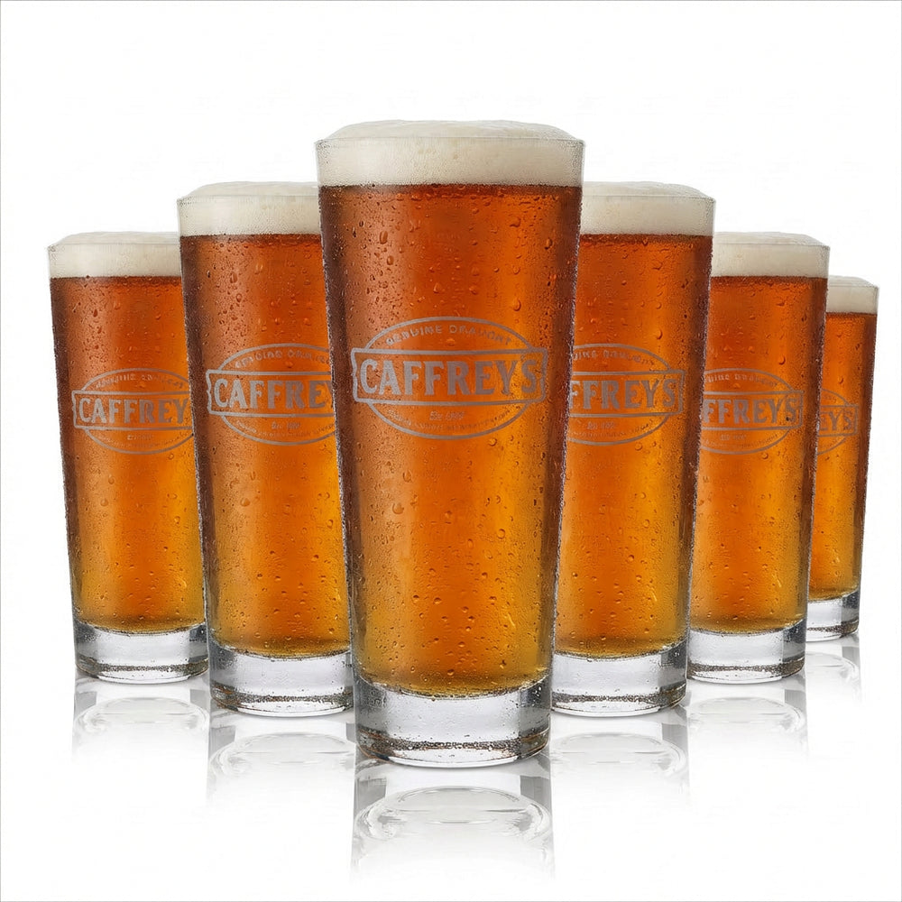 6x Caffrey's Irish Beer Glasses 0.3l Beer Glasses Beer Glasses Ritzenhoff