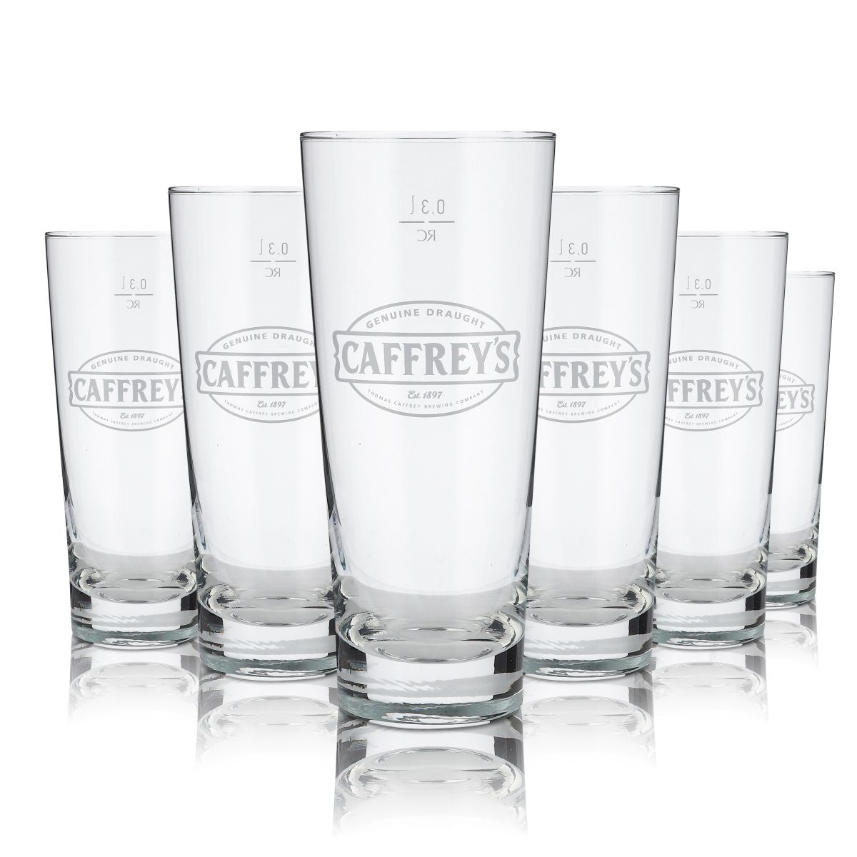 6x Caffrey's Irish Beer Glasses 0.3l Beer Glasses Beer Glasses Ritzenhoff – View 2