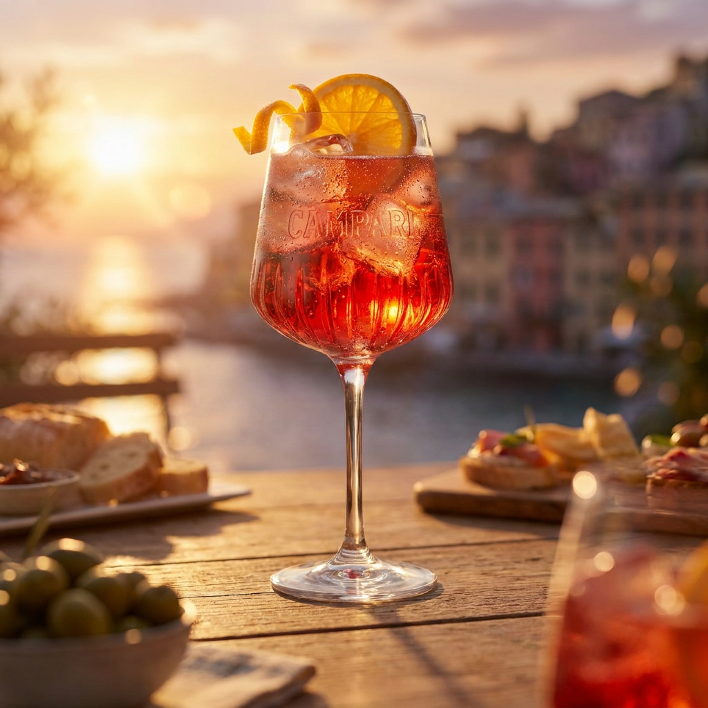 6x Campari Glass 0.49l Milano Signature Relief Glasses Set Spritz Bespoke Aperitif – View 3