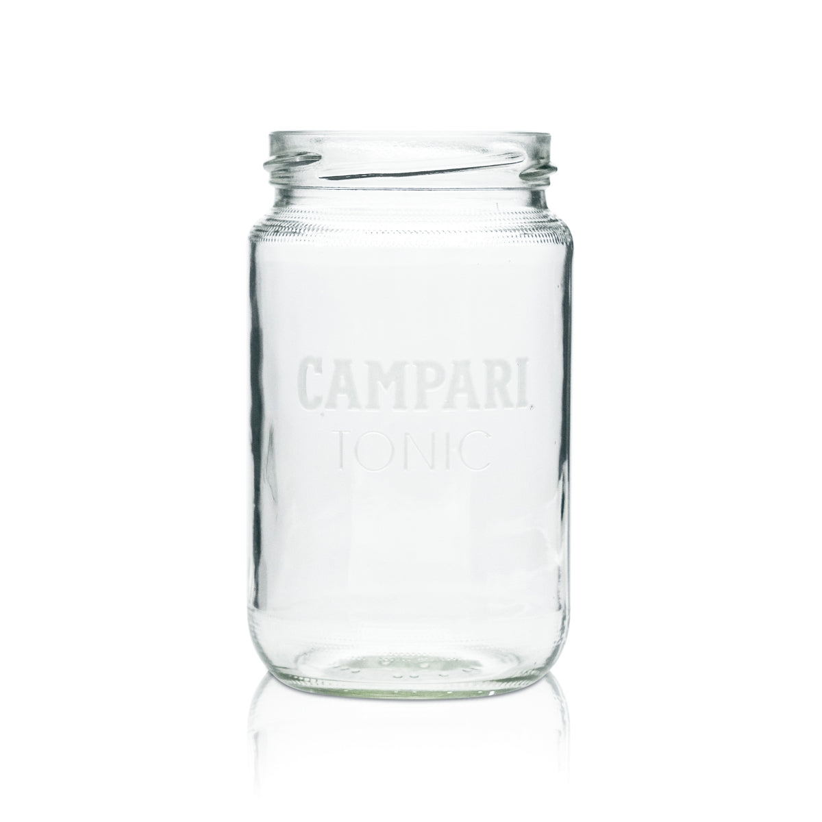 6x Campari Glass Jar 0.3l Tonic Long Drink Cocktail Preserving Jars Spritz Gastro – View 2