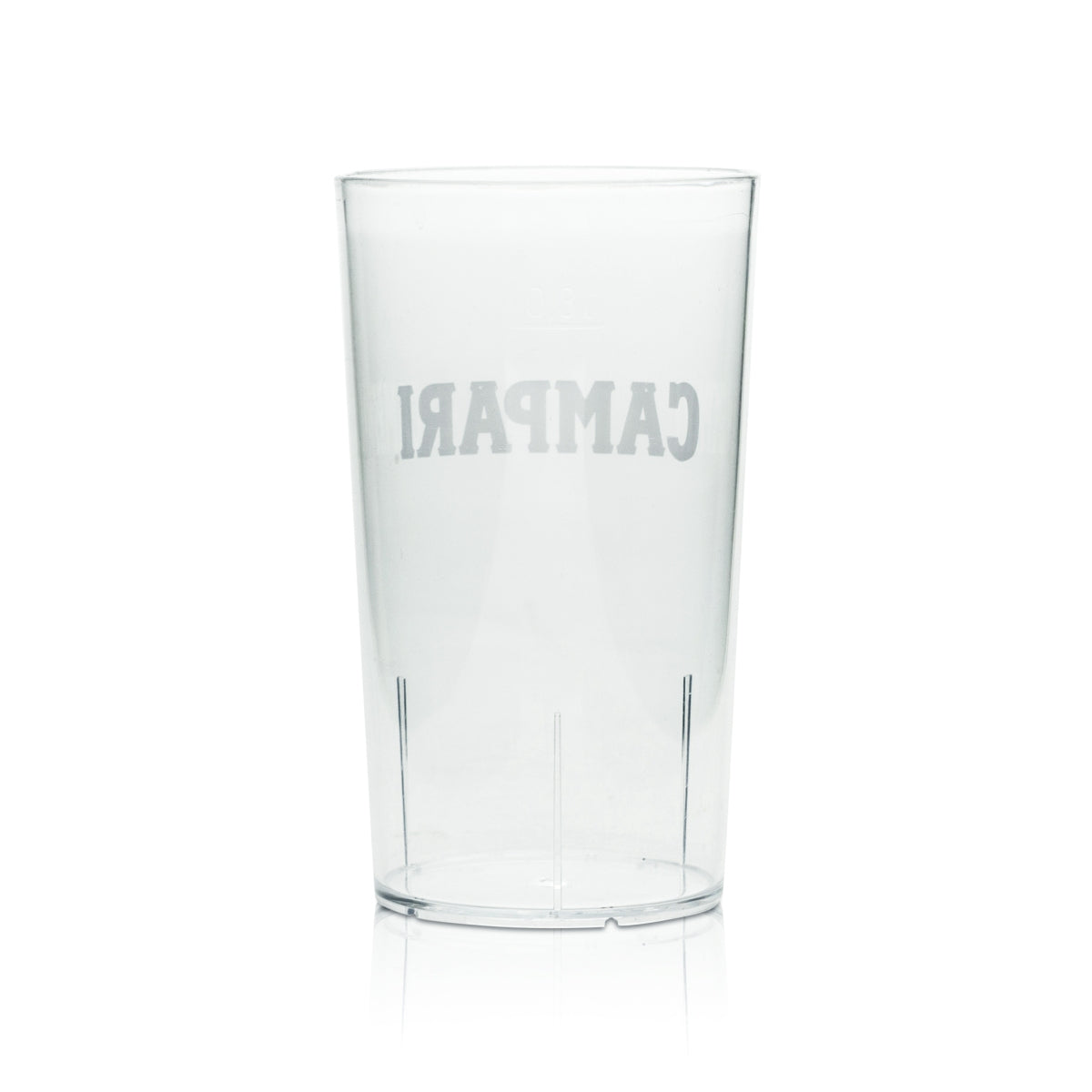 6x Campari reusable cups, 0.3 l, glass, plastic, festival party glasses, plastic – View 3