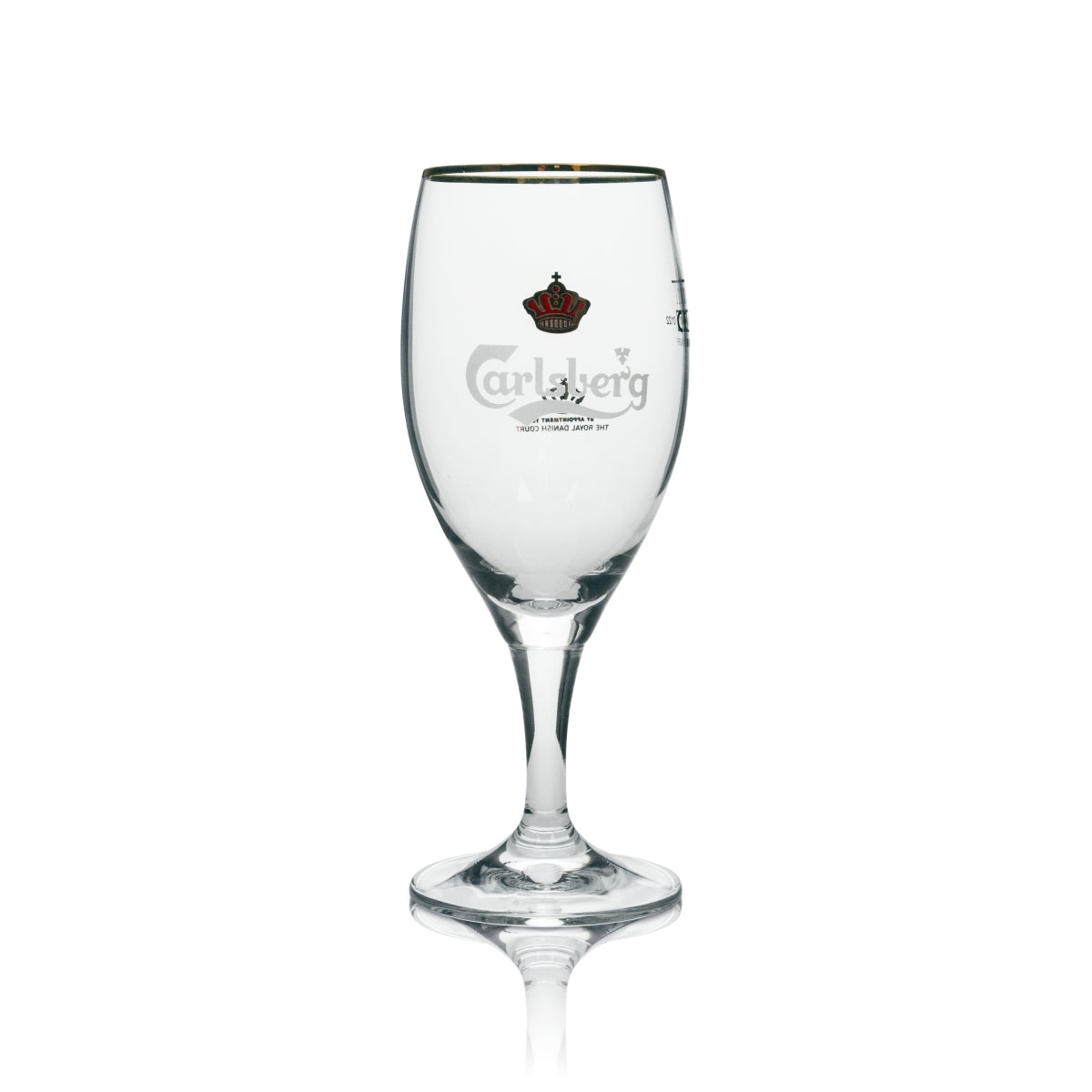 6x Carlsberg beer glass trophy with gold rim, 200 ml, Ritzenhoff – View 2