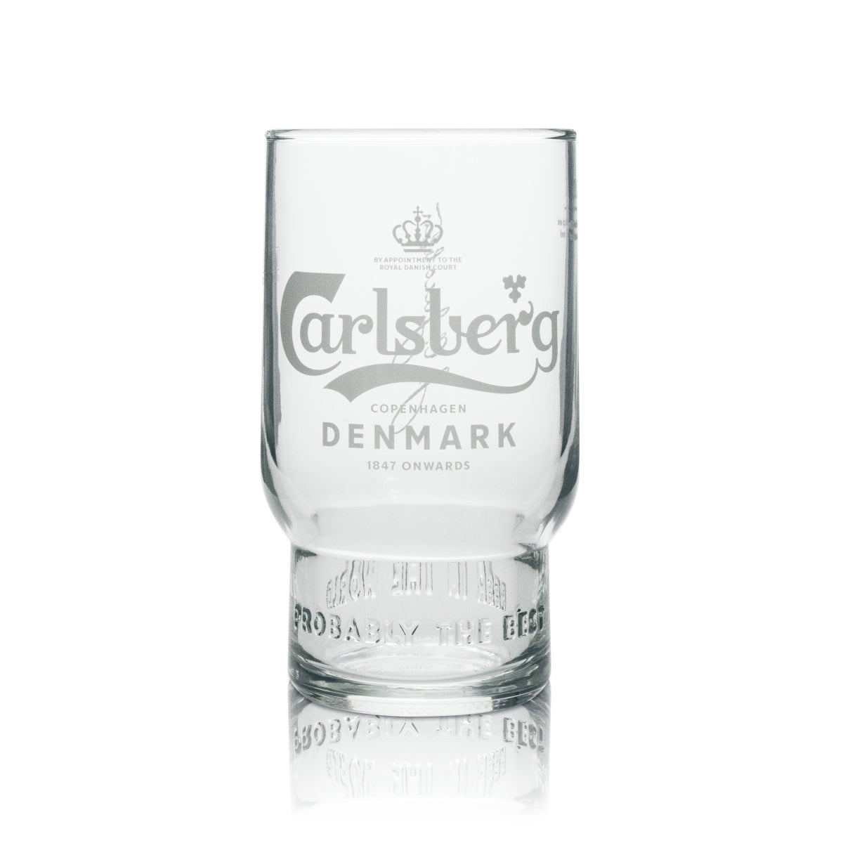 6x Carlsberg Beer Glass Tumbler Better 250ml – View 2