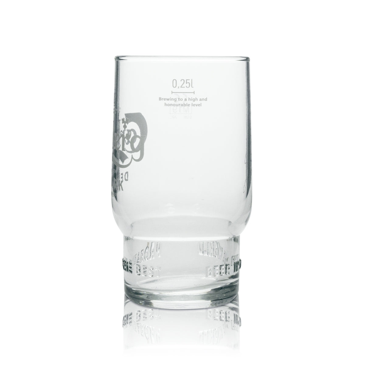 6x Carlsberg Beer Glass Tumbler Better 250ml – View 4