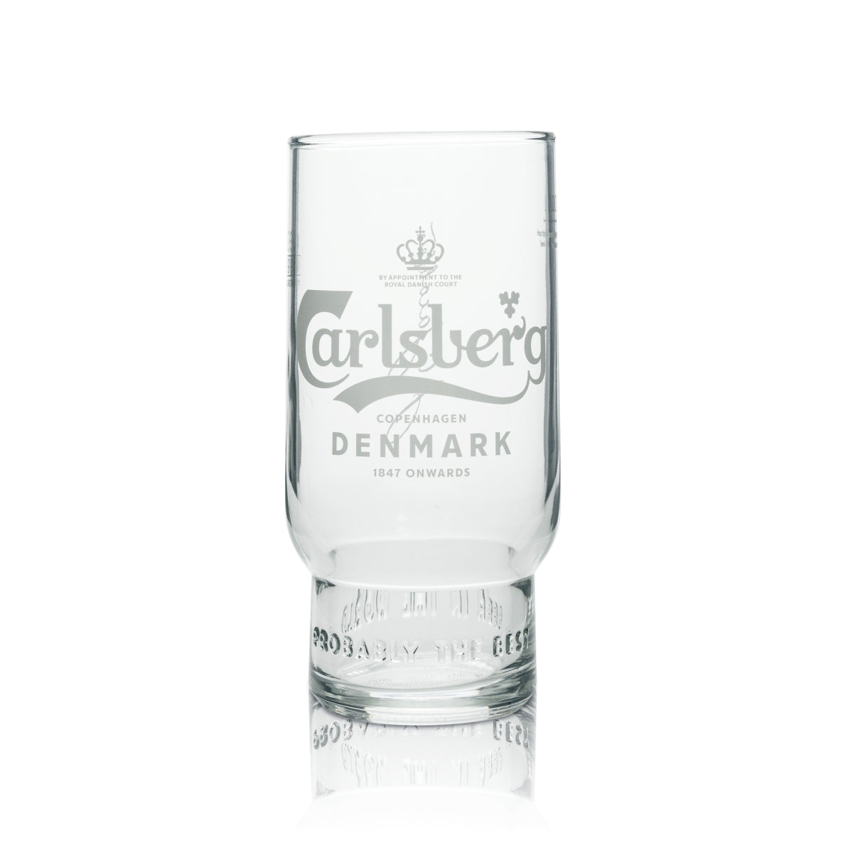 6x Carlsberg Beer Glass Tumbler Better 300ml – View 2