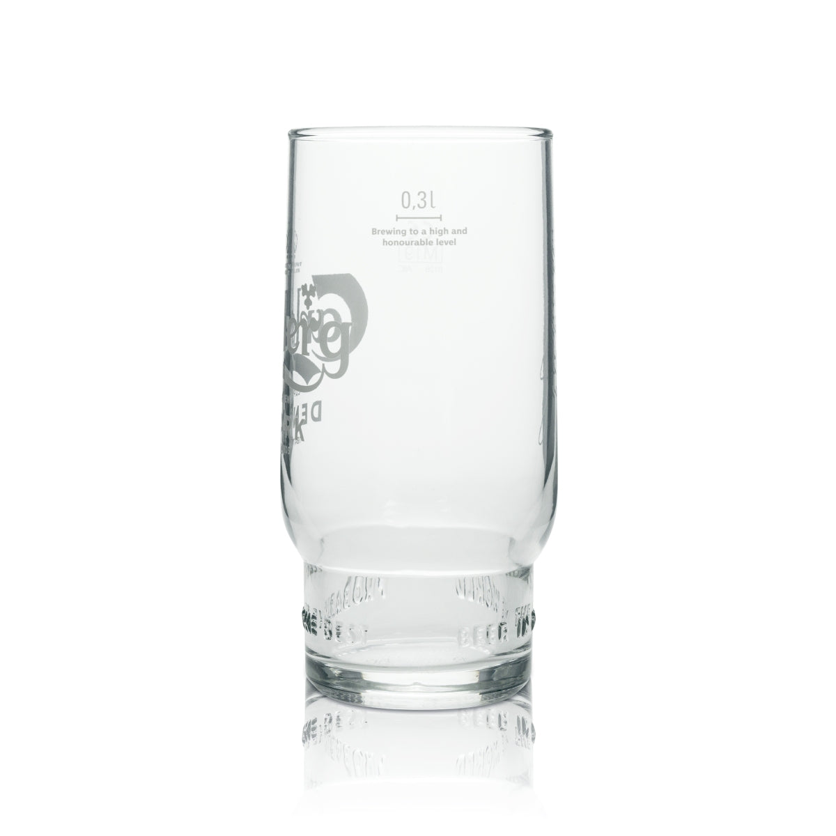 6x Carlsberg Beer Glass Tumbler Better 300ml – View 4