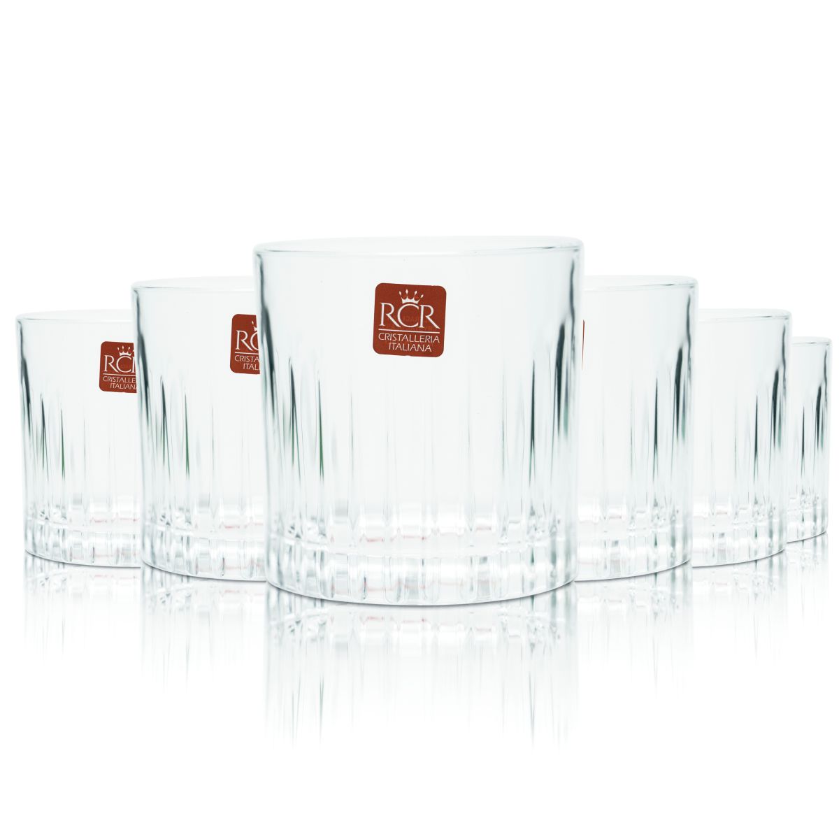 6x Carpano Glass 0,31l Timeless Tumbler Glasses Set Longdrink Glass Cocktail Glass
