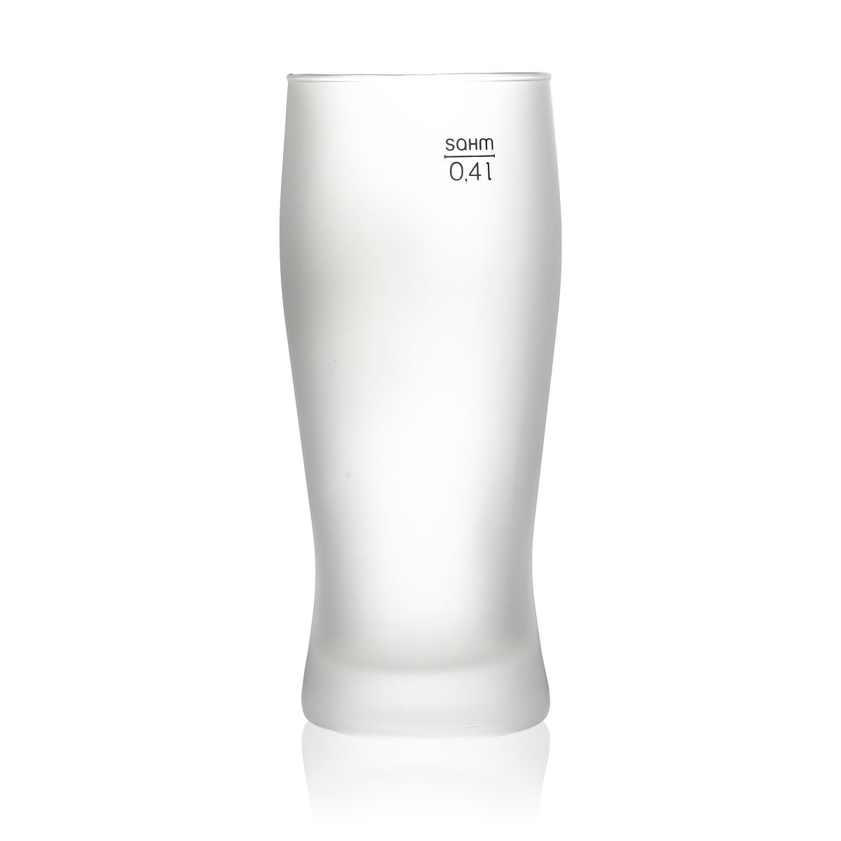 6x Cashels Glass 0.4l Glasses, fully satin-finished Irish Beer Milk Glass – View 4