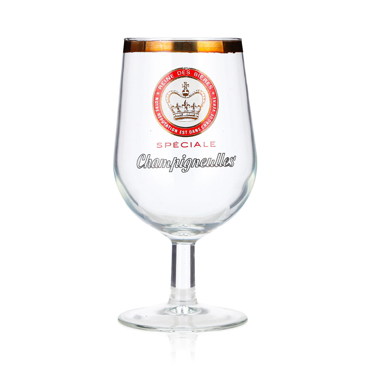 6 Champigneulles Beer Glasses, 0.25 L, Speciale with Gold Rim (Set of 6) – View 3