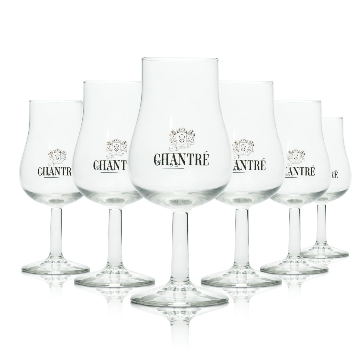 6x Chantre brandy glasses, nosing glasses, 2cl, 4cl, tasting, sommelier, sampling