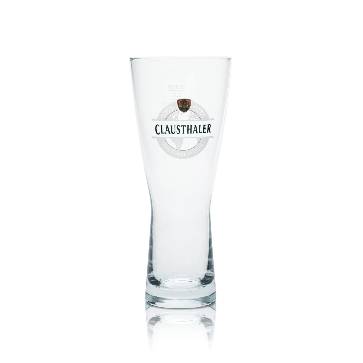 6x Clausthaler glass 0.2l cup trophy bar glasses beer brewery gastro pilsner – View 2