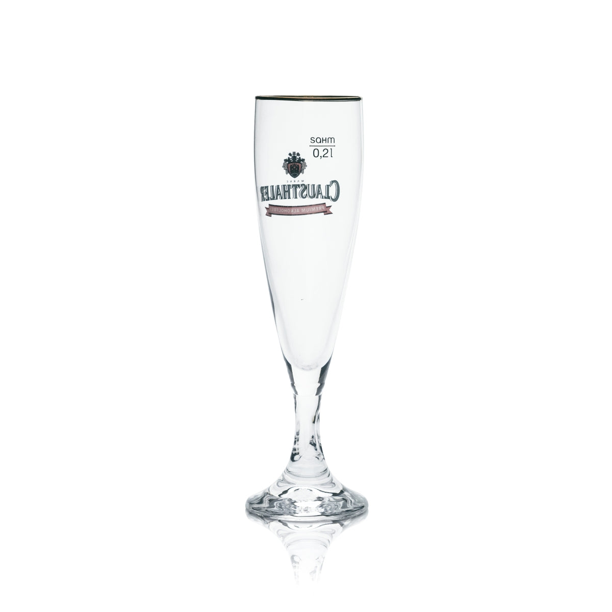 6x Clausthaler Glass 0.2l Tulip Cup Non-Alcoholic Glasses Beer Brewery Gastro Bar – View 3
