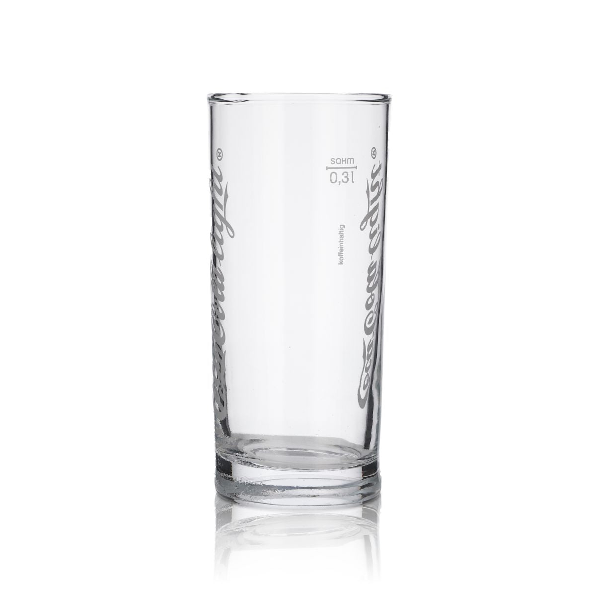 6x Coca Cola Glass Jars Retro Cult "Coca Cola Light 0.3l Logo Vertical – View 3