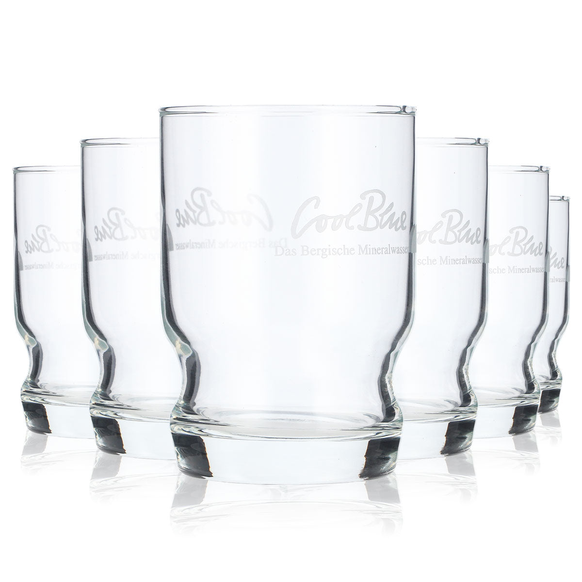 6x Cool Blue Water Glass 0.2l Glasses Water Glasses Tumblers – View 5