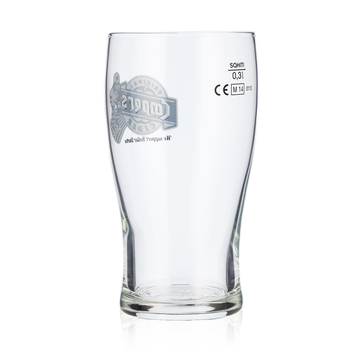 6x Coopers Cider Glass 0.3l Mug Cider Glass "We support Roller Derby" Tulip – View 4