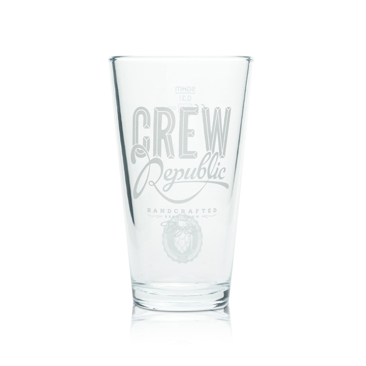 6x Crew Republic Beer Glass 0.3l Mug American Lager Beer Glasses Frankonia Bar – View 2
