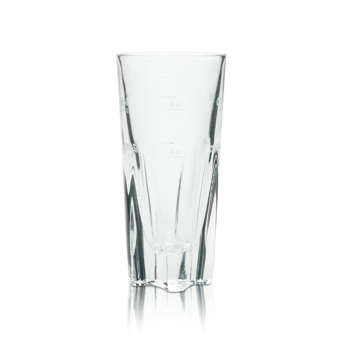 6x Cynar Amaro Glass 100ml On Ice Glasses Pure Ice Cubes Long Drink Relief Print – View 3