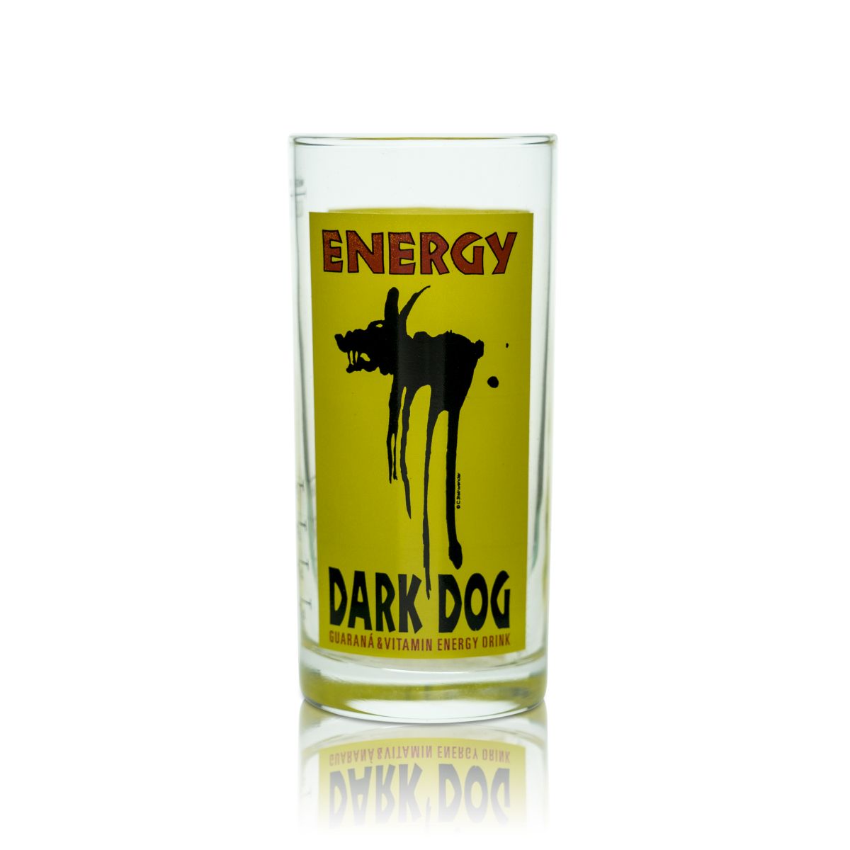 6x Dark Dog Glass 0.25l Shot Glasses Long Drink Glasses Drinking Glasses Energy Drink – View 2