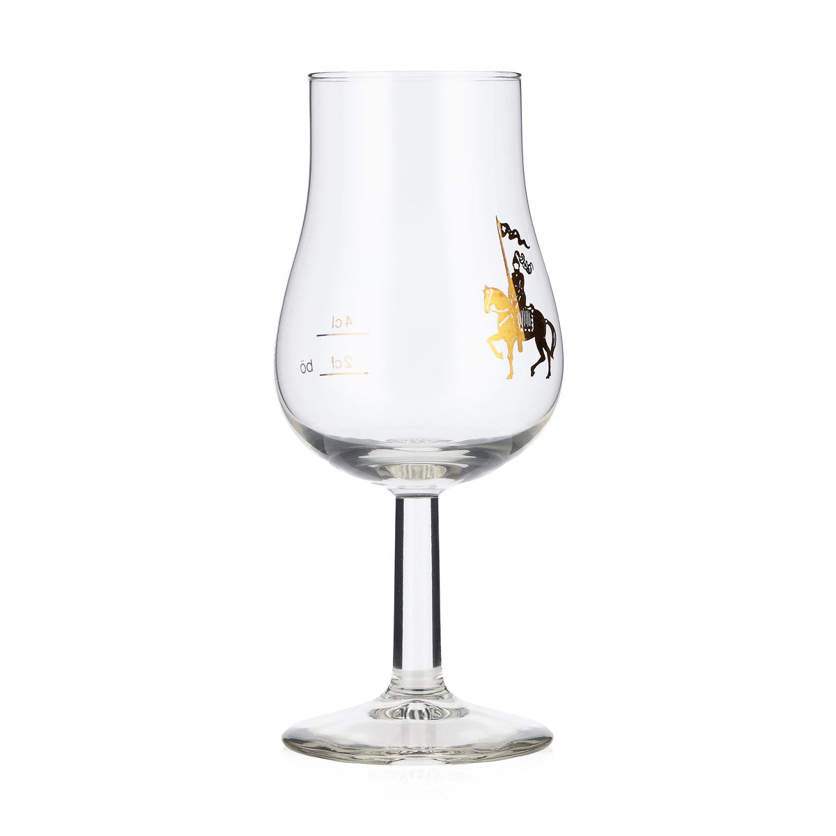 6x Dauphin brandy glass 2cl/4cl tasting glass with lid, Böckling rider logo – View 5