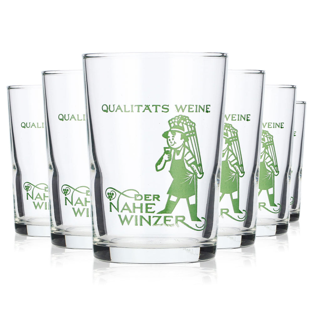 6x Der Nahe Winzer Wine Glass 0.09l Wine Glasses Tasting Glass Tasting Cup