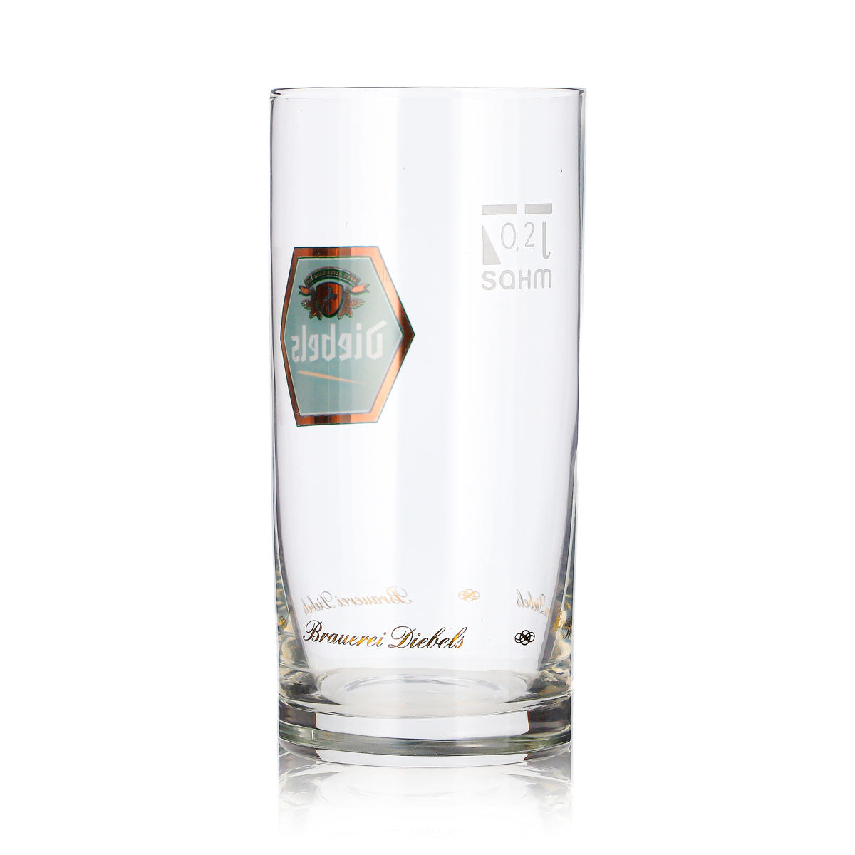 6 Diebels Beer Glasses, 0.2 L, Diebels Sahm Kölsch Glasses (Set of 6) – View 5