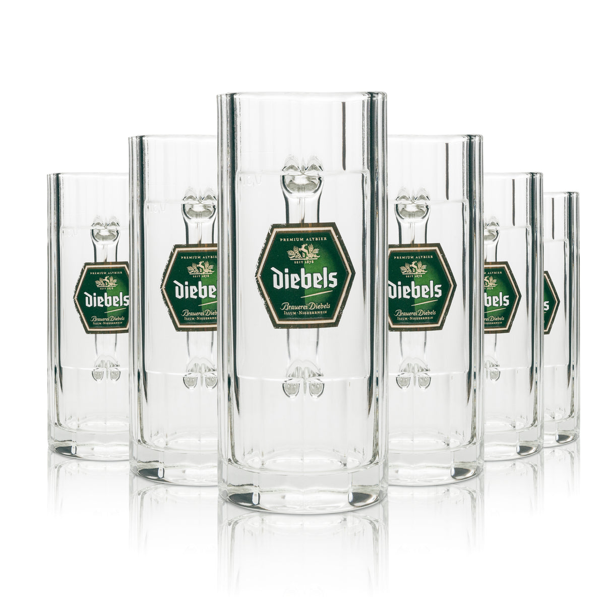 6x Diebels beer glass 0.3l mug Sahm – View 4