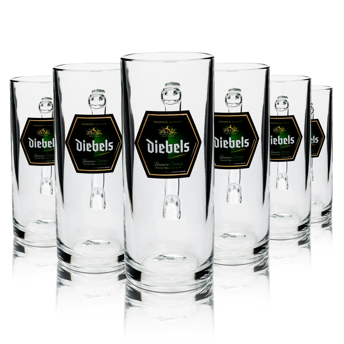 6x Diebels beer glass 0.5l mug – View 5